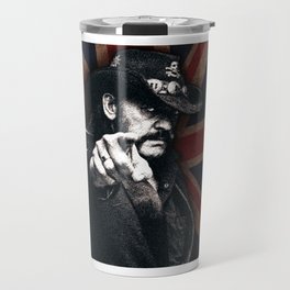 Lemmy Union Jack Background Travel Mug