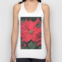 Poinsettia - Euphorbia pulcherrima Tank Top | Color, Naturephotography, Botany, Redflowers, Poinsettia, Poinsettiaflowers, Red, Cmeola7Photography, Seasonalflowers, Christmas 