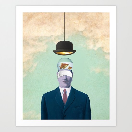 Under the Bowler Art Print