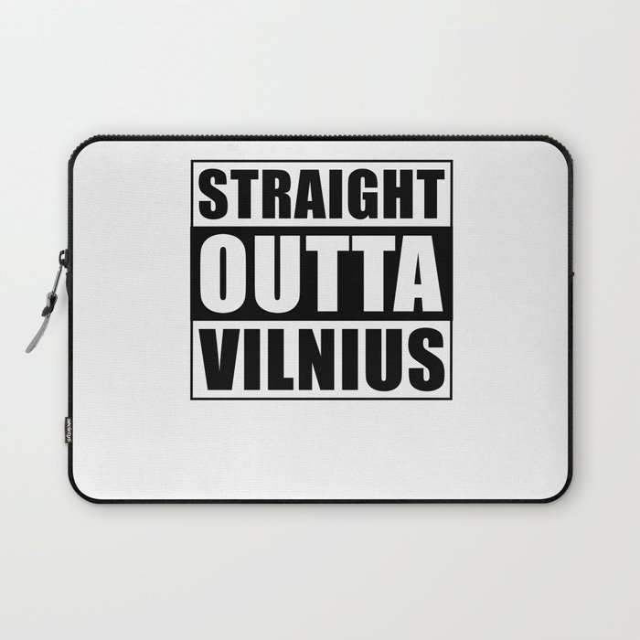 Straight Outta Vilnius Laptop Sleeve