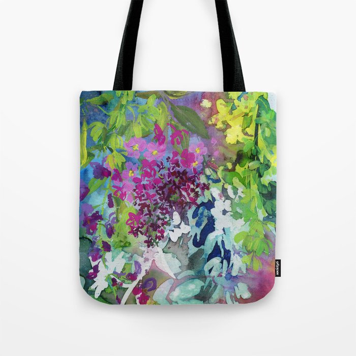 in shadow: lilac Tote Bag