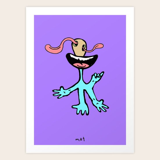 Happy Madness Art Print