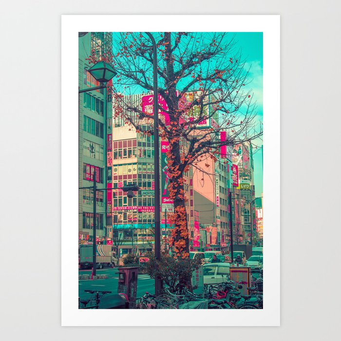 TOKYO CITY TREE Art Print