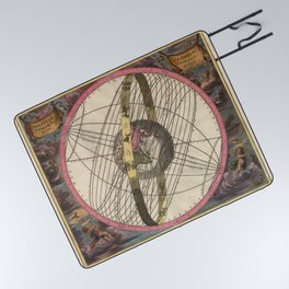 Antique Celestial Map Picnic Blanket