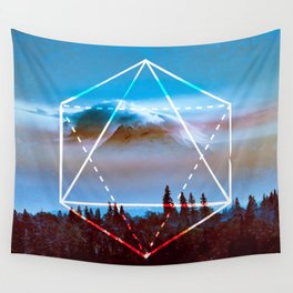 The Elements Geometric Nature Element of Air Wall Tapestry