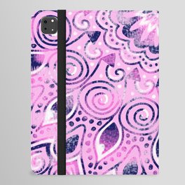 Colorful Pink Mandala iPad Folio Case