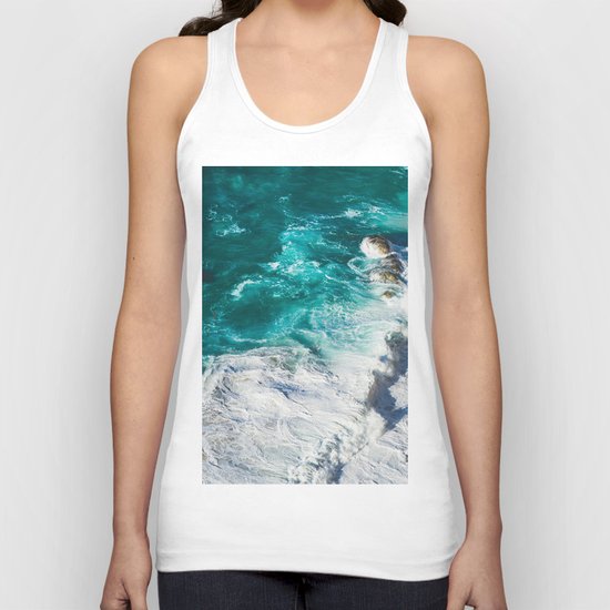 Crashing waves Unisex Tank Top