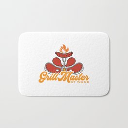 Grill Master At Work BBQ Bath Mat