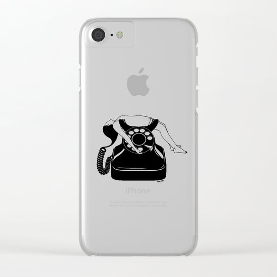 Ring My Bell Clear iPhone Case