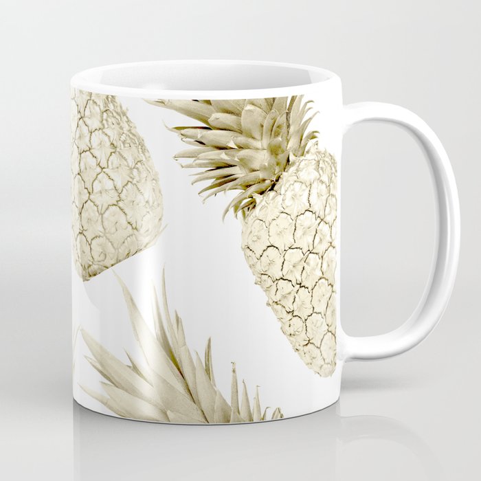 Gold Pineapple Bling Coffee Mug