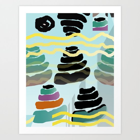 Shit Pyramids Art Print