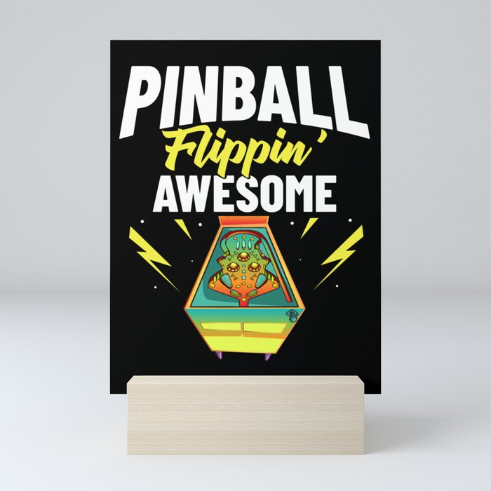 Pinball Machine Game Virtual Player Mini Art Print