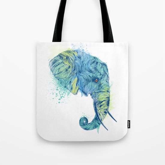 Elephant Head II Tote Bag