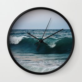 Atlantic Ocean Waves Wall Clock