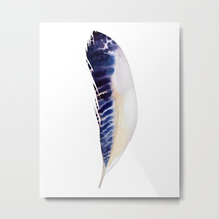 feather study 3 Metal Print