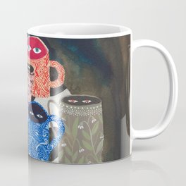 Suspicious mugs Coffee Mug | Painting, Illustration, Pattern, Mug, Curated, Vintage, Funny 