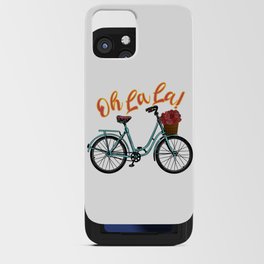 Oh La La - French Bicycle iPhone Card Case