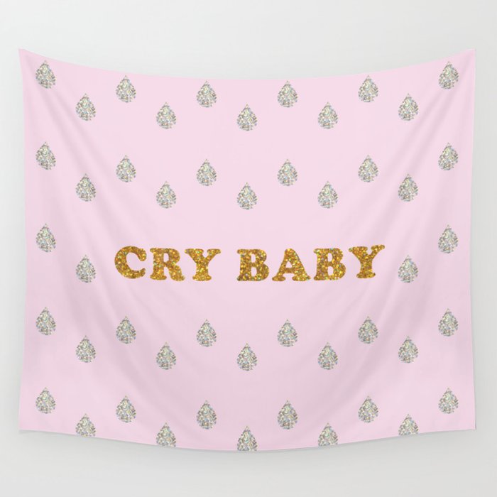 Lucent Tears (Cry Baby) Wall Tapestry