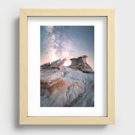 Canyon Milky Way Stars Recessed Framed Print