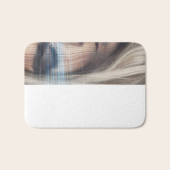 Wood Face Bath Mat