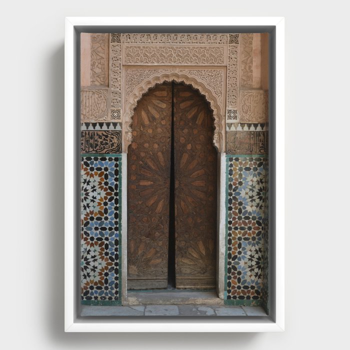 The Door Opens (Ben Youssef) Framed Canvas