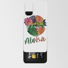 Tropical Party, Aloha Hawaii Palm Tree Hawaiian Beach Android Card Case