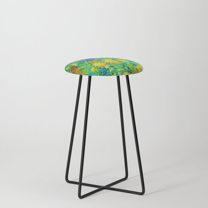 Autumn in the Village  Counter Stool