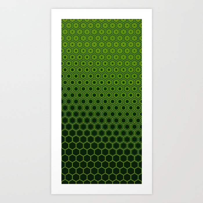 HEXGRID Art Print by T.K.O. | Society6