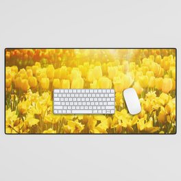 Tulips Field 53 Desk Mat