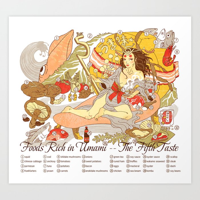 The Fifth Taste: Umami Art Print