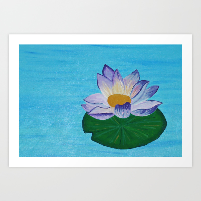Lily Pad Lotus Flower Art Print By Kyfeeney Society6 Lily Pad Lotus Flower Art Print By Kyfeeney Society6