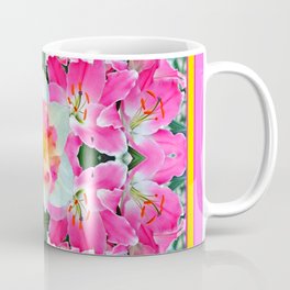 PINK & WHITE SPRING FLOWER GARDEN Coffee Mug