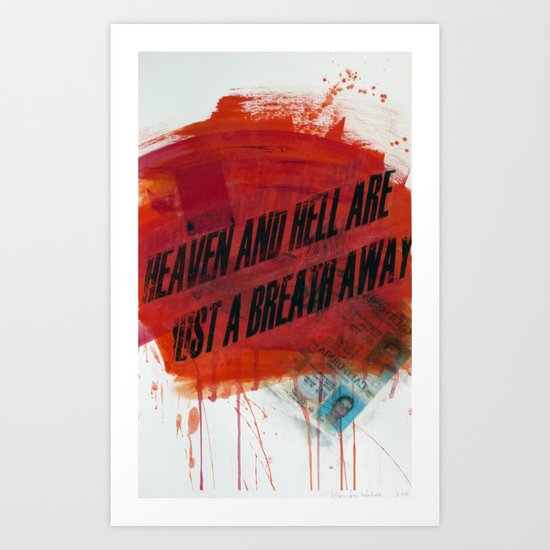 HEAVEN&HELL2 Art Print