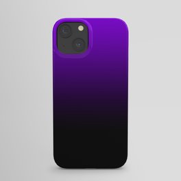 black and purple iPhone Case