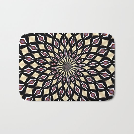 PURPLE PETALS Bath Mat