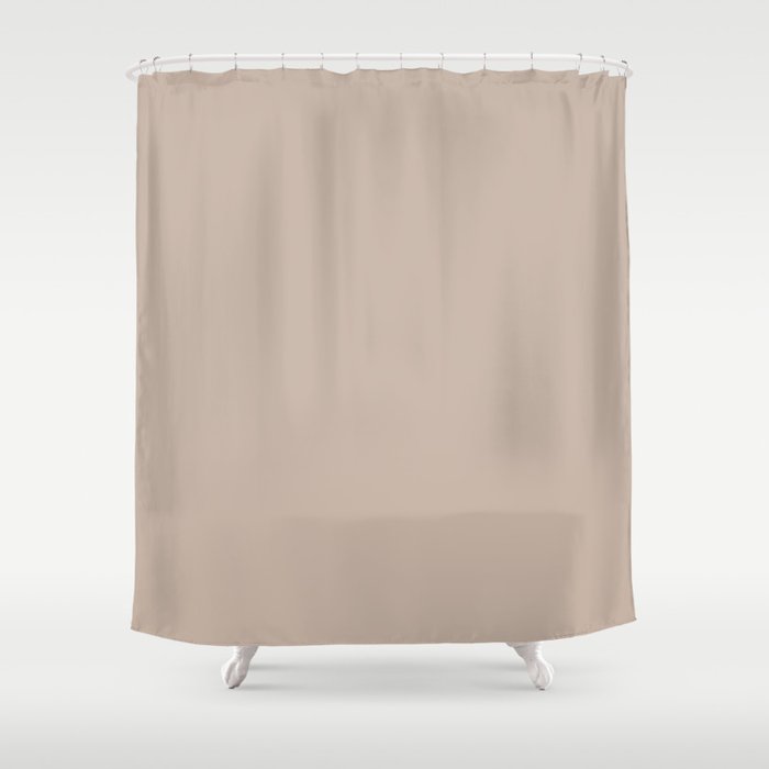 Romance Tan Shower Curtain