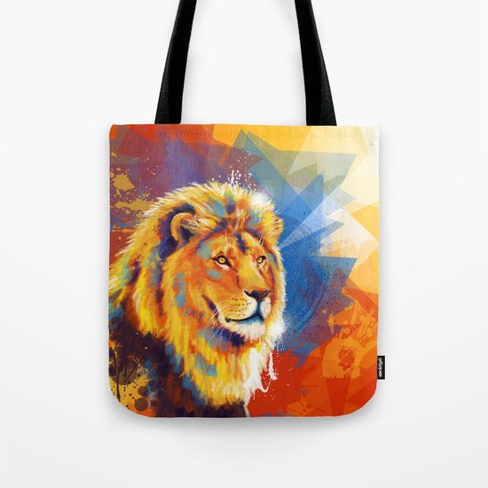 Majesty - Lion portrait Tote Bag