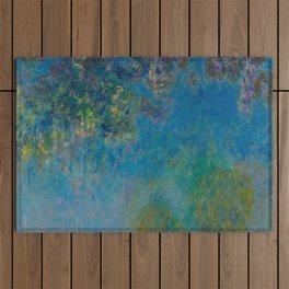 Wisteria by Claude Monet Outdoor Rug