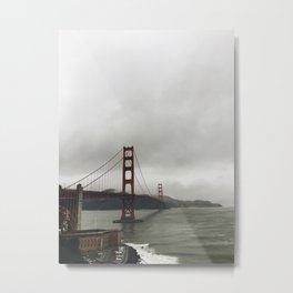 Foggy Golden Gate Bridge  Metal Print