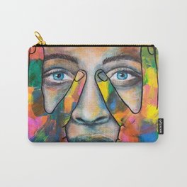 Create Carry-All Pouch | Spiritual, Soulful, Strong, Androgynous, Vibrant, Pride, Inspiring, Acrylic, Creative, Colorful 