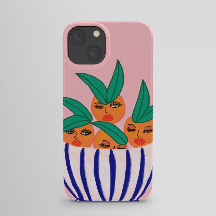 Sassy Oranges In A Bowl iPhone Case