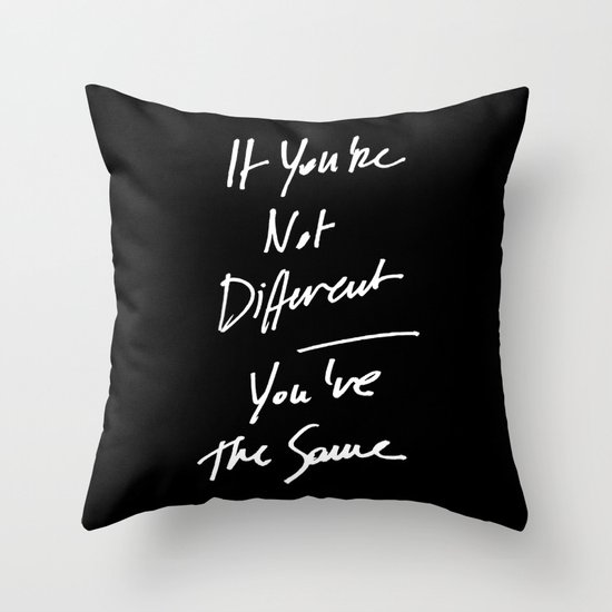 The Same Throw Pillow