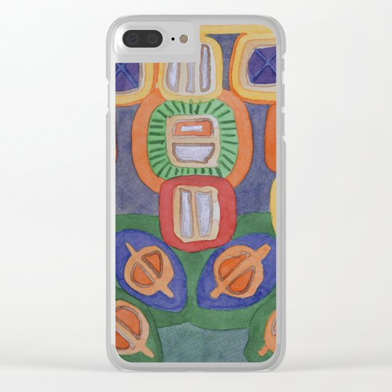 Lying Robot Clear iPhone Case