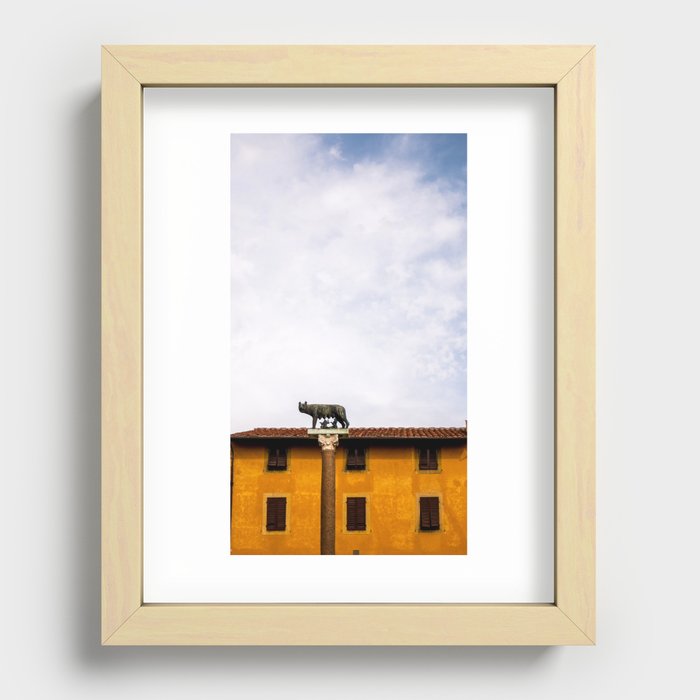 Romulus and Remus legend, Pisa, Italy Recessed Framed Print