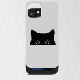 Peeking Cat  iPhone Card Case