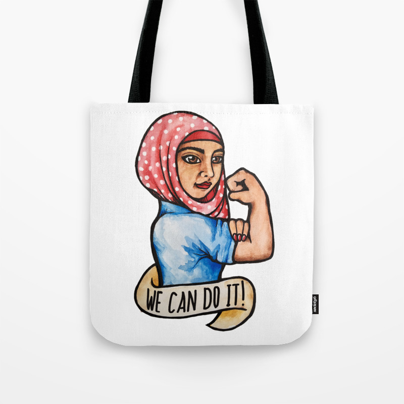 rosie the riveter tote bag