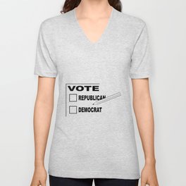 Vote Paper V Neck T Shirt