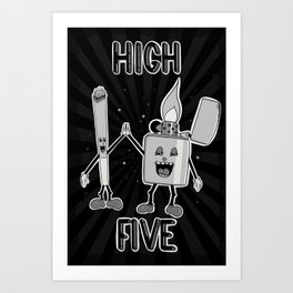 High Five Art Print