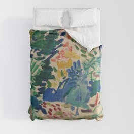 Landscape at Collioure - Henri Matisse - Exhibition Poster Comforter