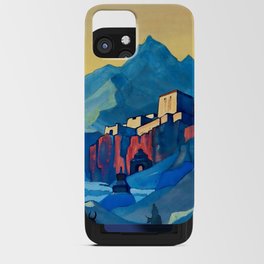 “The Stronghold of the Spirit” by Nicholas Roerich iPhone Card Case